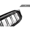 AutoTecknic G20 3-Series LCI Dual-Slat Front Grille - Gloss Black