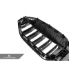 AutoTecknic G20 3-Series LCI Dual-Slat Front Grille - Gloss Black