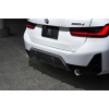 3D Design G20 3-Series LCI M-Sport Carbon Rear Diffuser - 2-Tip