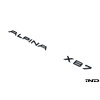 IND G07 Alpina XB7 Painted Trunk Emblem