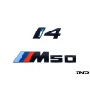 BMW G26 i4 Trunk Emblem - Gloss Black