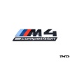BMW G82 M4 LCI Competition Black Trunk Emblem