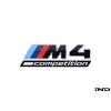BMW G82 M4 LCI Competition Black Trunk Emblem