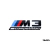BMW G80 M3 LCI Competition Black Trunk Emblem