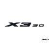 IND G45 X3 30 Painted Trunk Emblem - Gloss Black