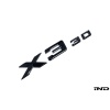 IND G45 X3 30 Painted Trunk Emblem - Gloss Black