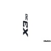 IND G45 X3 30 Painted Trunk Emblem - Gloss Black