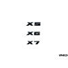 IND G05 X5 / G06 X6 / G07 X7 M Performance Painted Trunk Emblem