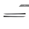 AutoTecknic G90 / G99 M5 Dry Carbon Side Skirt Extension Set - V2