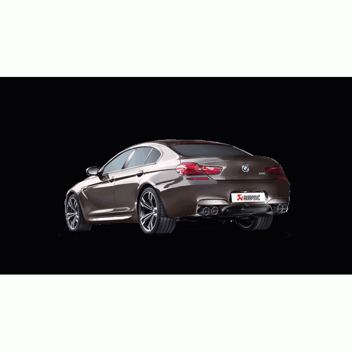 Akrapovic F06 M6 Evolution Exhaust System w/ Carbon Tail Pipe Set (Titanium)