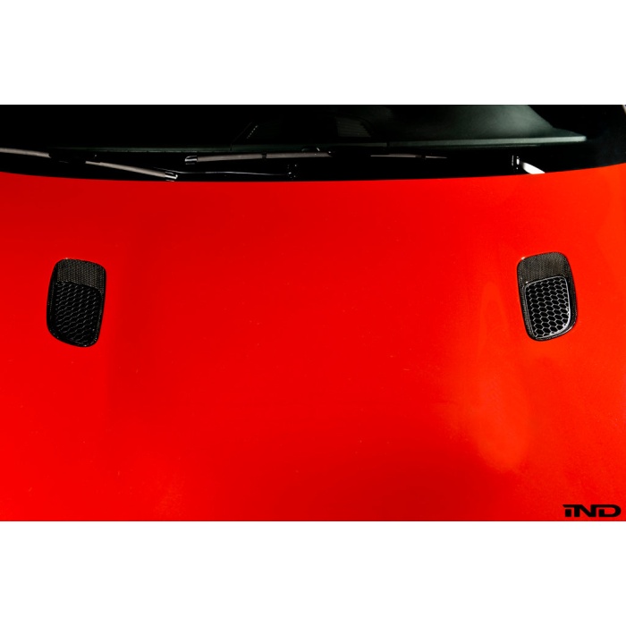 AutoTecknic E9X M3 Carbon Fiber Hood Vent Surround Set