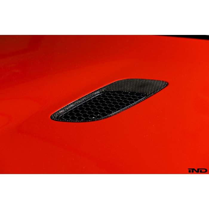 AutoTecknic E9X M3 Carbon Fiber Hood Vent Surround Set