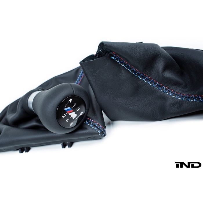 IND F8X M3 / M4 Tri-Color Leather Shift Boot Set - Cross Stitch