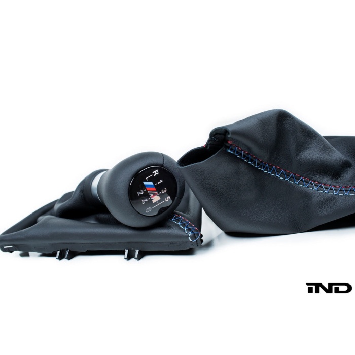 IND F8X M3 / M4 Tri-Color Leather Shift Boot Set - Cross Stitch