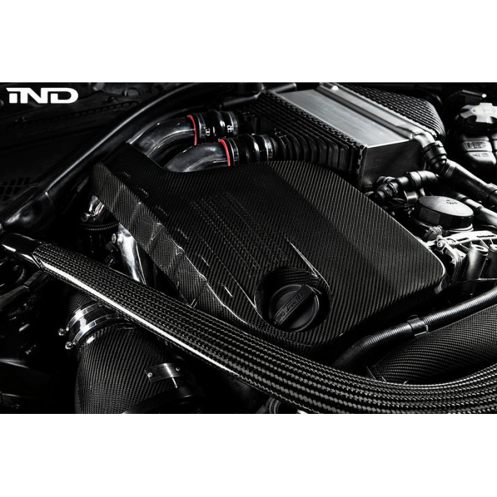 Eventuri BMW F8X M3 / M4 S55 Black Carbon Engine Cover