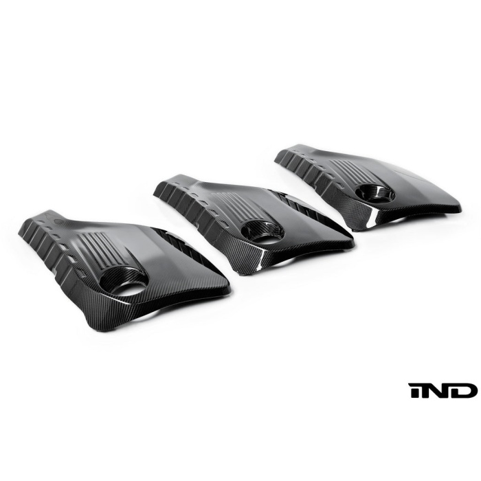 Eventuri BMW F8X M3 / M4 S55 Black Carbon Engine Cover