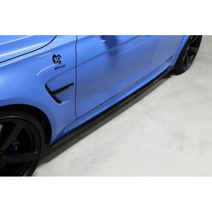 3D Design F80 M3 Carbon Side Skirt Set