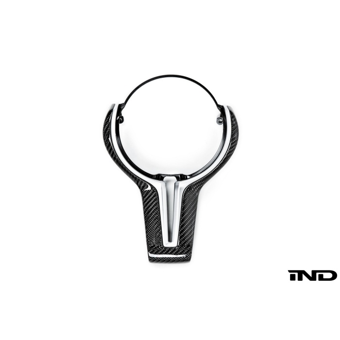 BMW M Performance F-Chassis Steering Wheel Trim - Gloss Carbon