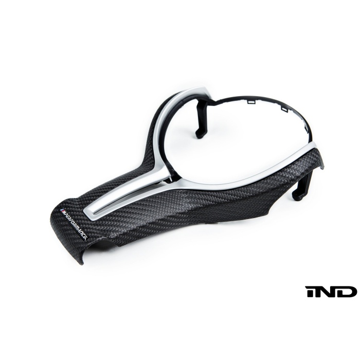 BMW M Performance Steering Wheel Trim - Matte Carbon