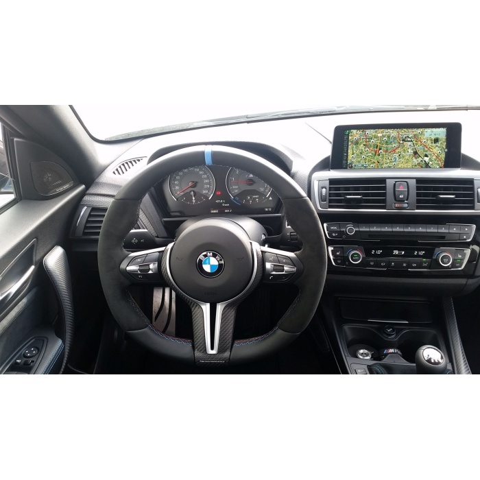 BMW M Performance Steering Wheel Trim - Matte Carbon