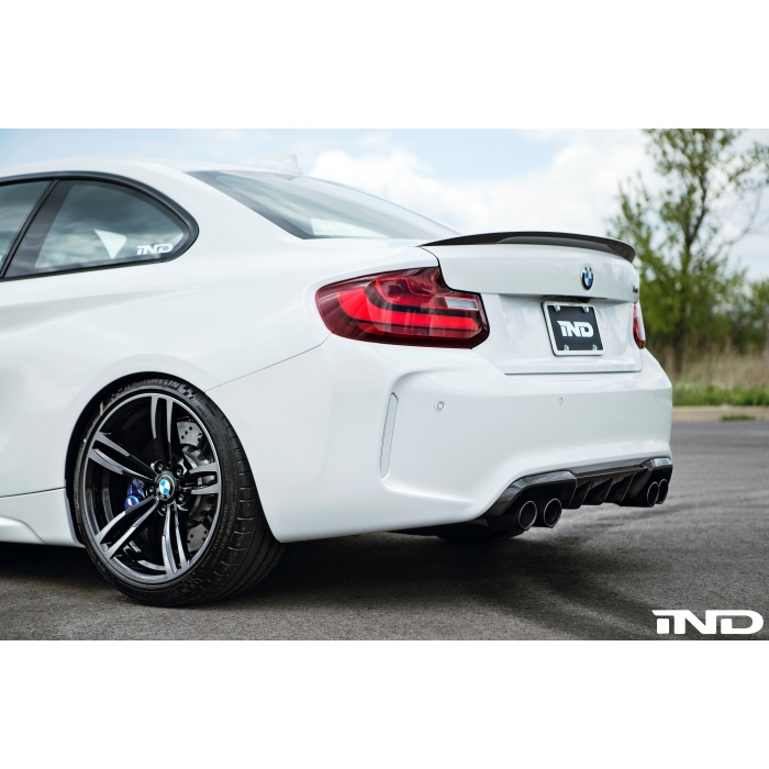 IND F8X M2C / M3 / M4 Matte Black Coated Exhaust Tip Set