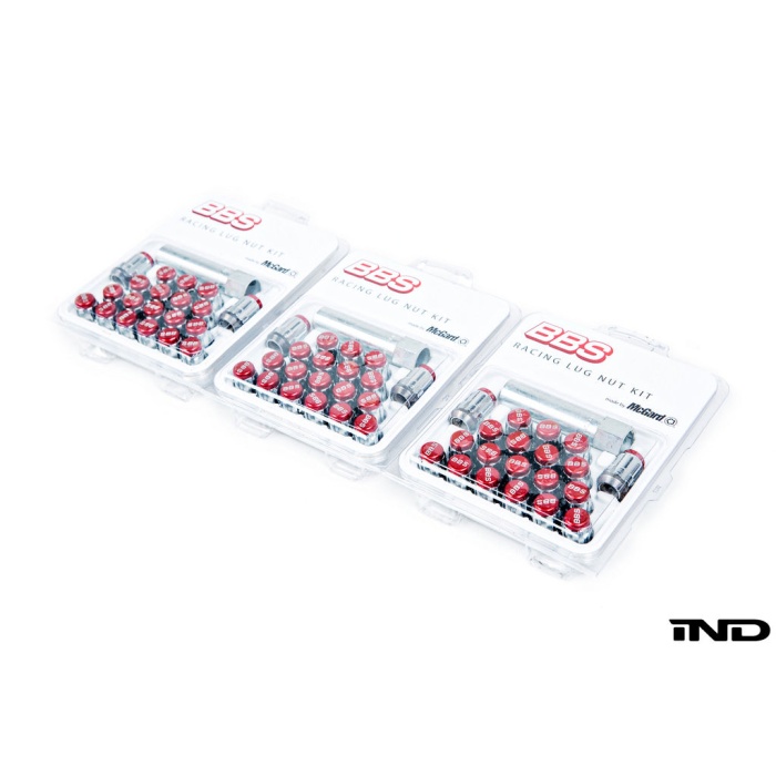 BBS-McGard Lug Nut Set - Red M12x1.5