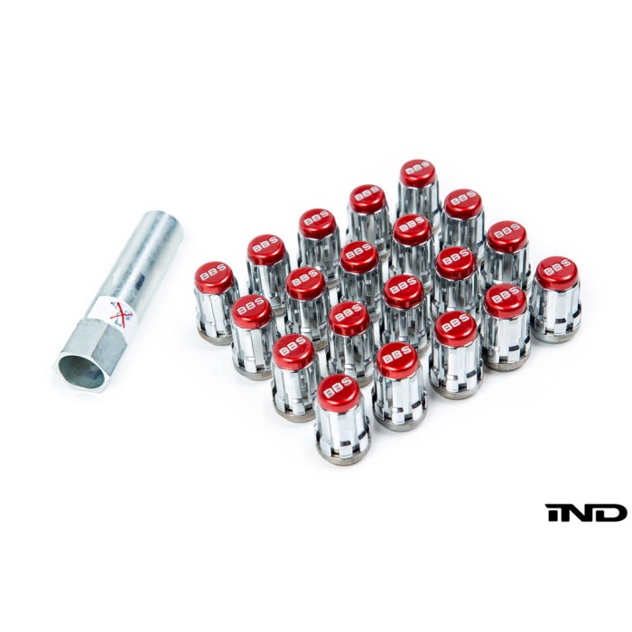 BBS-McGard Lug Nut Set - Red M12x1.5