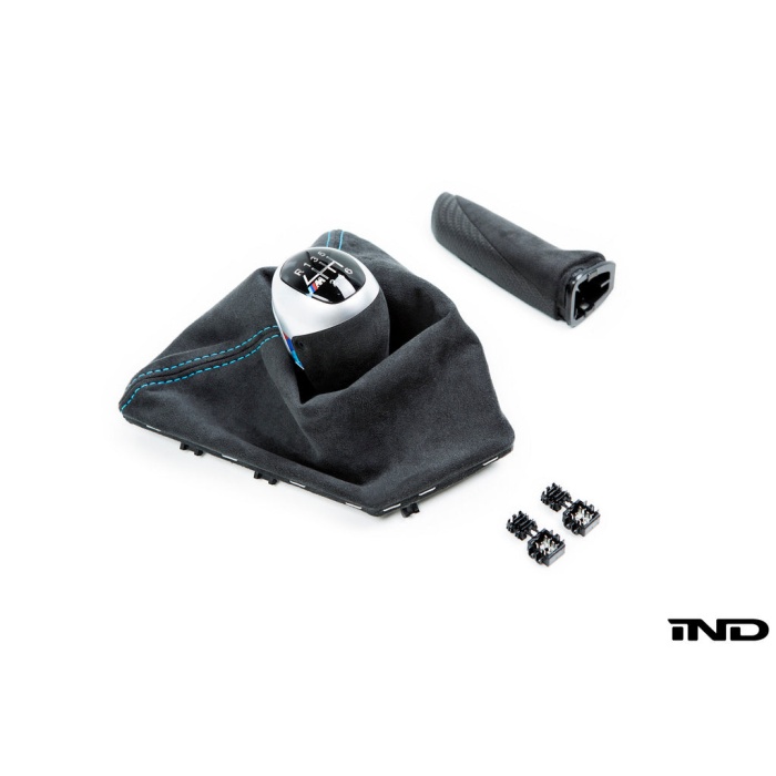 BMW M Performance F87 M2 LCI Shift Knob + Parking Brake Handle Package
