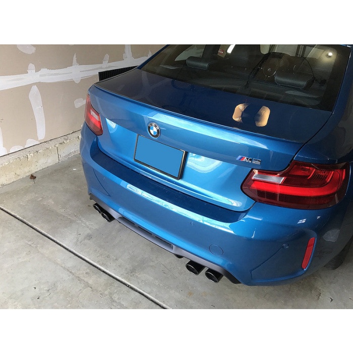 BMW M Performance F8X M2 / M3 / M4 Black Chrome Exhaust Tip Set - Slant Cut