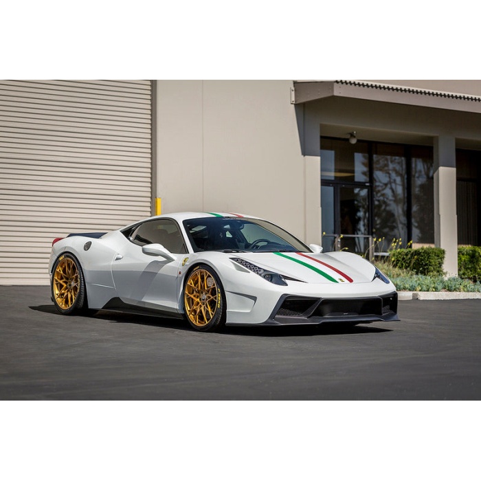 Vorsteiner 458 Italia Carbon Front Bumper + Lower Splitter