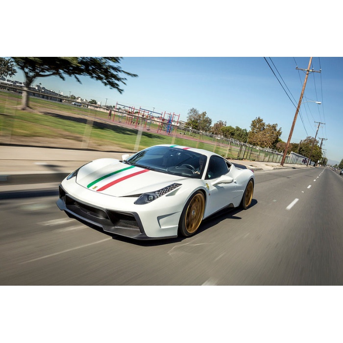 Vorsteiner 458 Italia Carbon Front Bumper + Lower Splitter