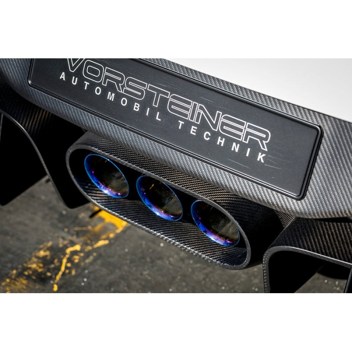 Vorsteiner 458 Italia Carbon Rear Bumper + Diffuser and Exhaust Tip Set