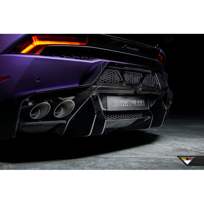 Vorsteiner Huracan Novara Edizione Carbon Rear Bumper + Diffuser