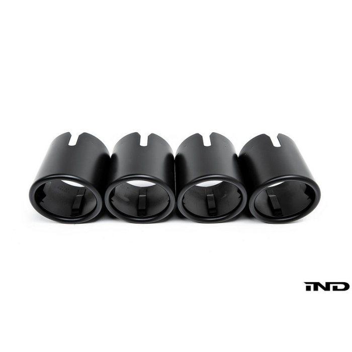 IND F90 M5 Exhaust Tip Set - Matte Black