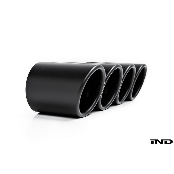 IND F90 M5 Exhaust Tip Set - Matte Black