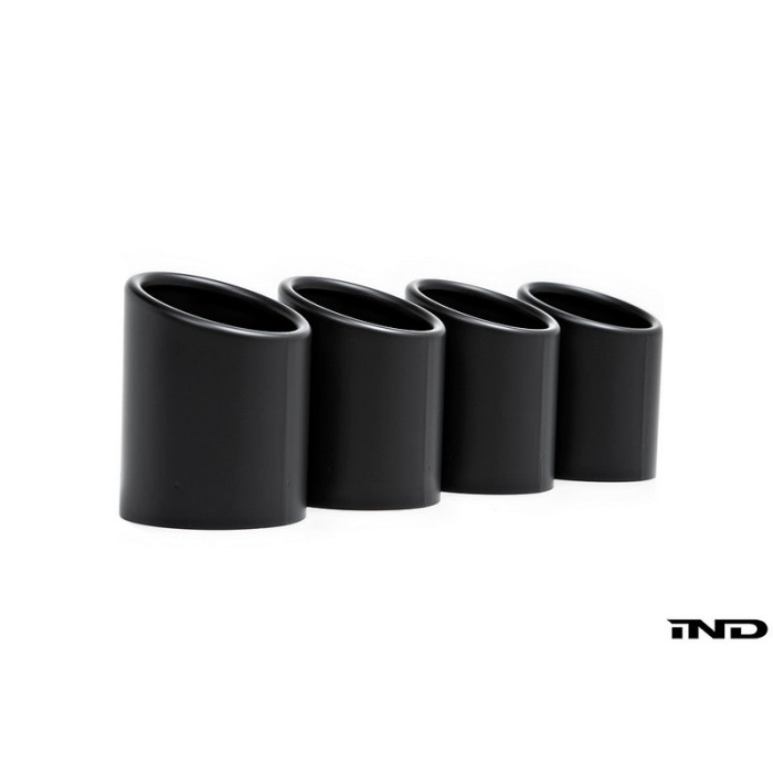 IND F90 M5 Exhaust Tip Set - Matte Black