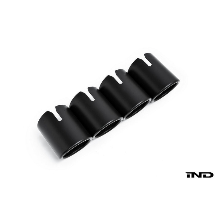 IND F90 M5 Exhaust Tip Set - Matte Black