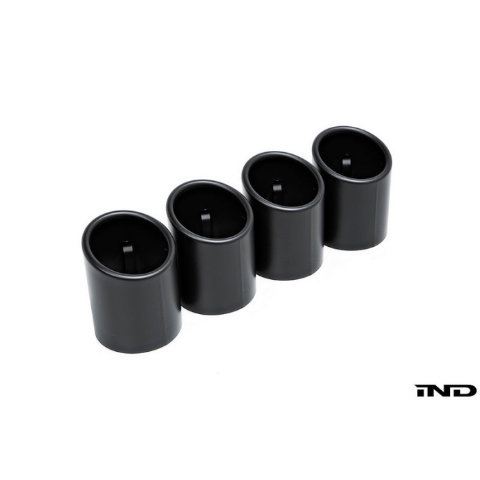 IND F90 M5 Exhaust Tip Set - Matte Black