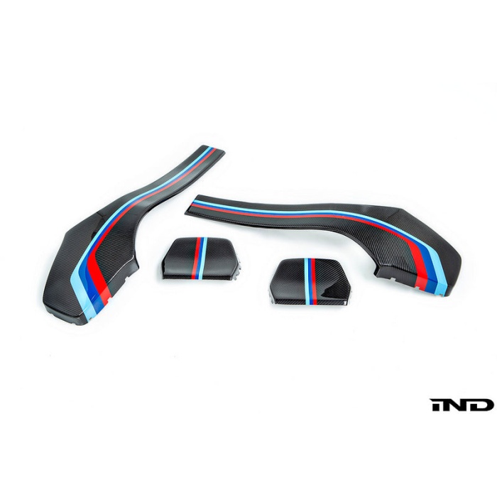IND F80 M3 / F82 M4 Painted Dry Carbon Seat Back Cover Set