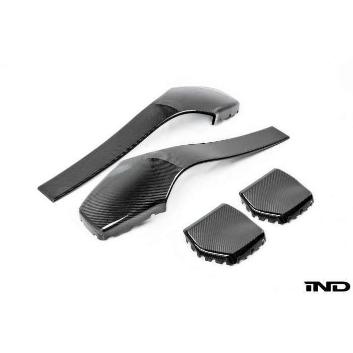 IND F80 M3 / F82 M4 Painted Dry Carbon Seat Back Cover Set