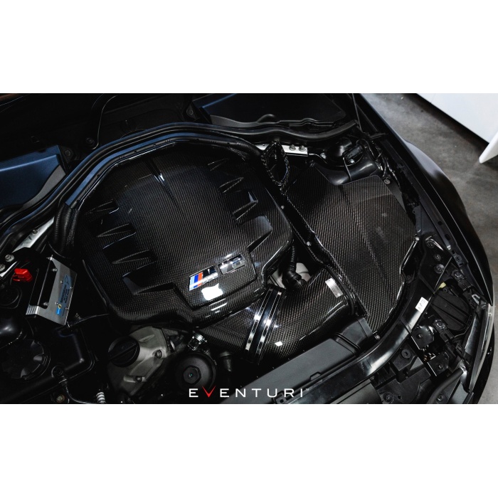 Eventuri BMW E9X M3 (S65) Black Carbon Inlet Plenum - Gloss