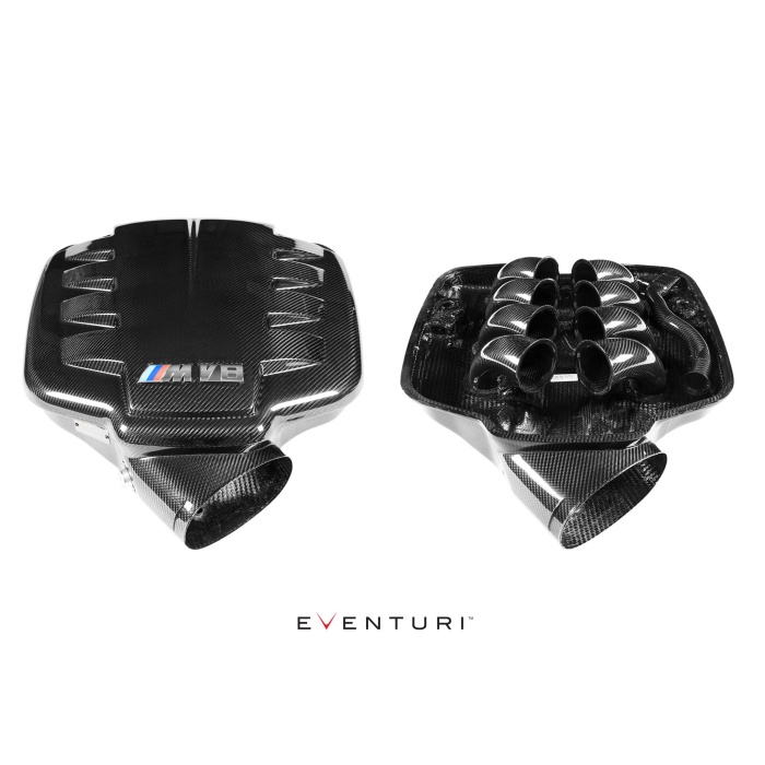 Eventuri BMW E9X M3 (S65) Black Carbon Inlet Plenum - Gloss