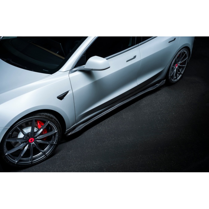 Vorsteiner Tesla Model 3 Volta Carbon Side Skirt Set