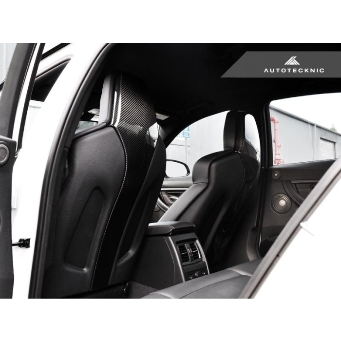 AutoTecknic F87 M2 Competition Dry Carbon Seat Back Cover Set