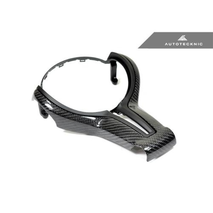 AutoTecknic F-Chassis M Vehicles - Carbon Fiber Outer Steering Wheel Trim