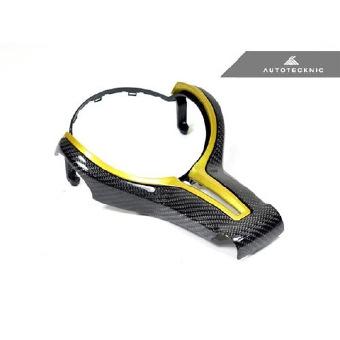 AutoTecknic F-Chassis M Vehicles - Carbon Fiber Outer Steering Wheel Trim