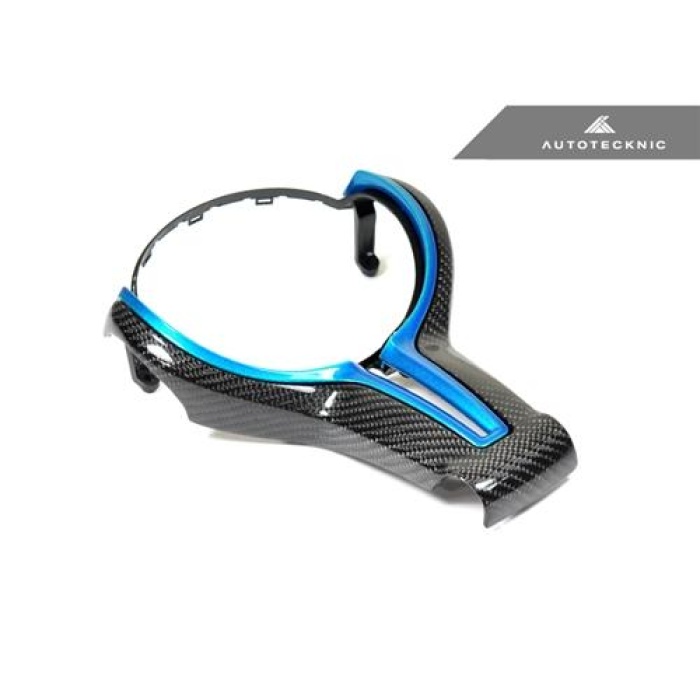 AutoTecknic F-Chassis M Vehicles - Carbon Fiber Outer Steering Wheel Trim