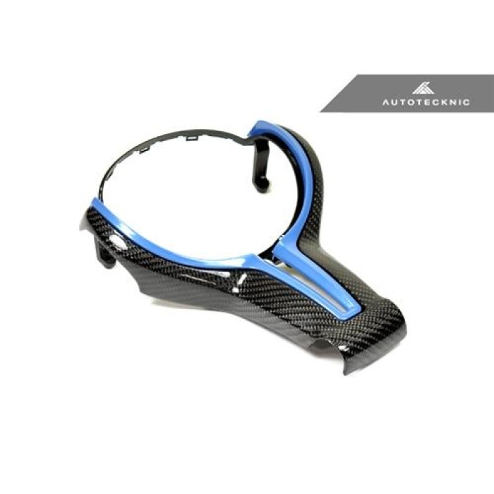 AutoTecknic F-Chassis M Vehicles - Carbon Fiber Outer Steering Wheel Trim