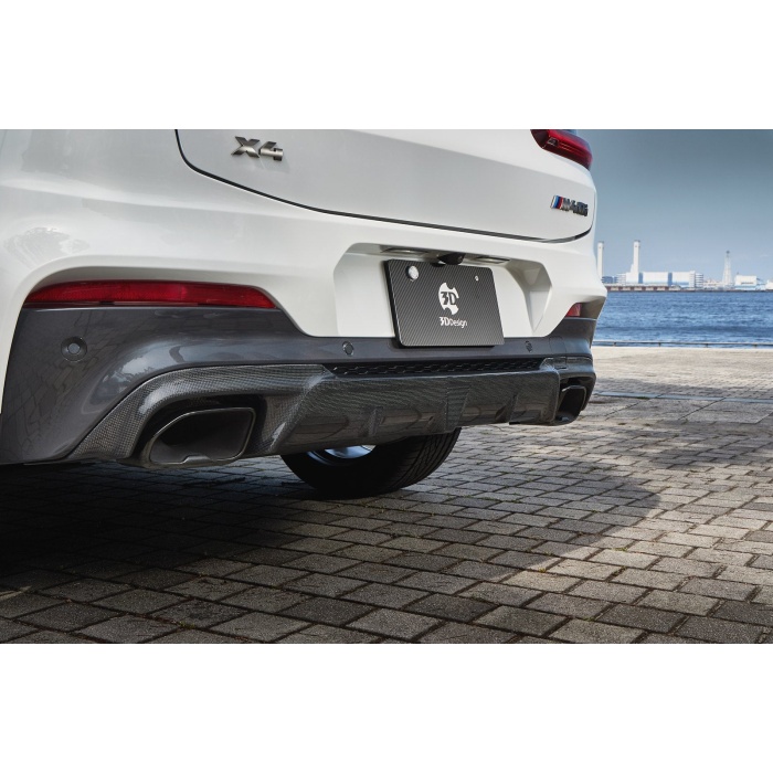 3D Design G02 X4 M40i Carbon Rear Diffuser