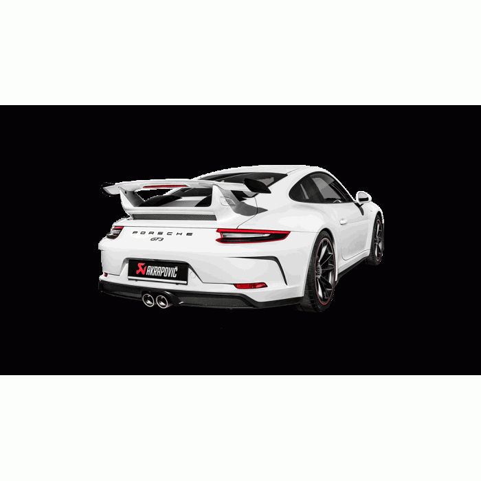 Akrapovic 991.2 / 911 GT3 Slip-On Exhaust System with Tail Pipe Set (Titanium)